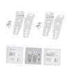 jojofuny 4pcs Dishwasher Stand Dishwasher Anchor Brackets Dishwasher Bracket Replacement