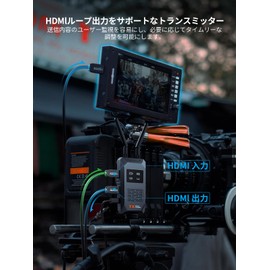 Wireless hdmi Receiver (RX) (Cannot be used alone), Lemorele HDMI Wireless Receiver, Convenient Storage, 1080P/5GHz, WiFi & Settings Required, Video Audio Sync Output, Dark Gray, Aluminum Alloy