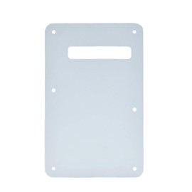 KAISH ST/Strat Style Standard Guitar Back Plate ST Tremolo Trem Cover for USA Strat/Stratocaster Black/White Grid