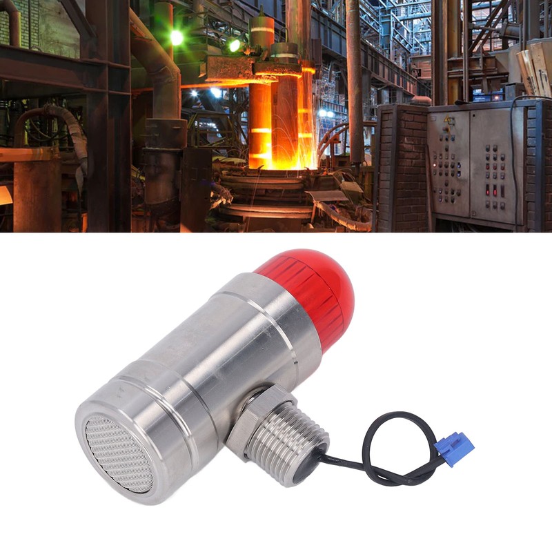 G1/2 Thread Sound Light Alarm Lamp Stainless Steel Waterproof Anti