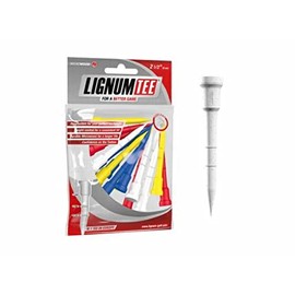 Lignum Longridge Golf Tees Ring System Tee (Pack of 16) - Multi-Color, 62 mm