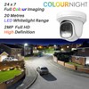 CCTV Camera, Full Colour 1080P Security Turret Camera for Surveillance