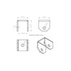 Universal Joint Clamp, Joint Connector, Swivel Joint for M8 Made