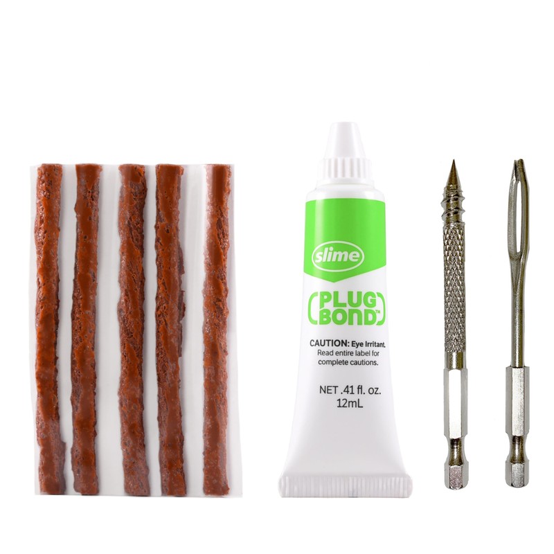 Slime 20502 Tire Plug Drill Bit Kit, All Drills Compatable,