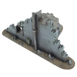 War World Gaming War Torn City Zerstörte Mittel-Gebäude - 28mm Heroisch Sci-Fi Wargame Terrain Tabletop Gelände Geländebau Modellbau Zombie Post-Apokalyptisch