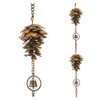 Tsudoku 1 PCS Metal Pine Cone Shaped Rain Chain Pine