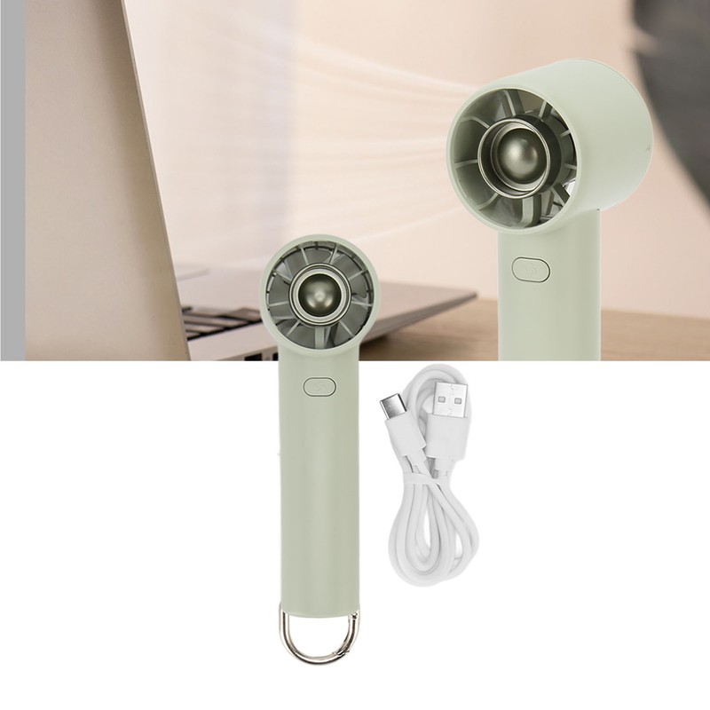 Handheld Fan USB Rechargeable Lightweight Portable Cute Comfortable Grip Mini