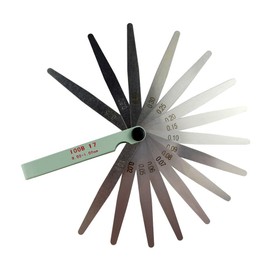AHL Feeler Gauge Blades 0.02 mm – 1 mm 17 Blades Feeler Gauge tool set （ 100 ）