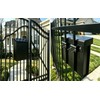 yskjyxgs Fence Mailbox Mounting Bracket,Suitable for Metal Doors and Windows,