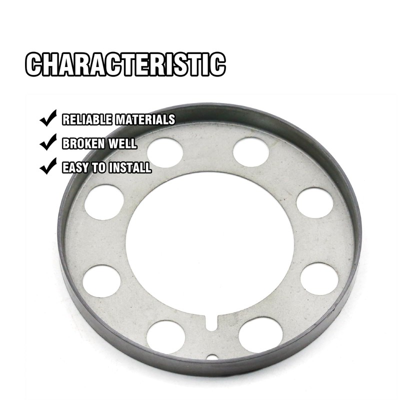 Hoypeyfiy 68027485AA Crankshaft Reluctor Wheel Tone Ring, Replacement for Chrysler,