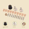 Plasma Cutter Tip Electrode Set,24Pcs IPT40 Tip Electrode Kit for