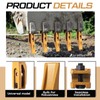 10 Set Excavator Bucket Teeth Skid Steer Backhoe Bolt on