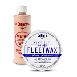 Collinite 850 Metal Polish and 885 Fiberglass Wax Combo