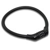 SAGISAKA Extra Thick Dial Lock 23.6 inches (60 cm), Black