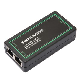POE Extender Standard Gigabit Monitoring Signal Repeater Splitter for IP Cameras Plug and Play