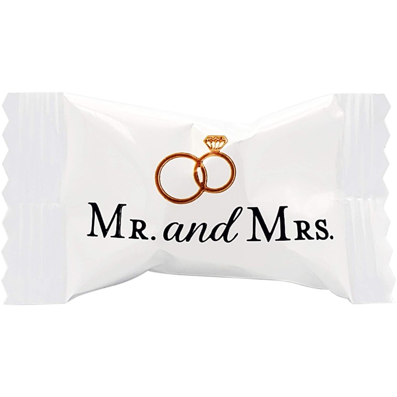 Mr. & Mrs. Wedding Buttermints, Mint Candies, After Dinner Mints,