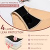 BATTEWA Seamless Incontinence Underwear for Women Ultra Soft Leakproof Panties,