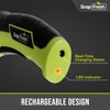SnapFresh Cordless Electric Scissors, 4V Electric Mini Box Cutter, Carpet