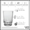 Vikko 5 Ounce Juice Glasses, Heavy Base SMALL Glassware for