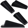 Harrier Hardware 4-Pack Heavy Duty 5-Inch Rubber Grip Wedge Doorstops,