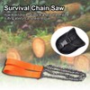 Pocket Chain Hand Saw for Wood Cutting Outdoor Hiking Camping