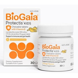 BioGaia Protectis Kids Chewable Tablets with Vitamin D Orange 30Pk