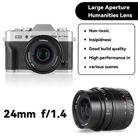 7artisans 24 mm F1.4 APS-C Manual Prime Lens Large Aperture Compatible with Nikon Z-Mount Mirrorless Cameras Z50 Z6 Z7 Z6 II