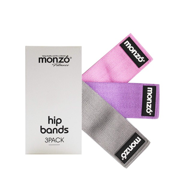 MONZO, Hip Bands, Bandas de Resistencia, Bandas Elasticas de Fitness,