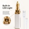 2-in-1 Rechargeable Facial Hair Remover & Eyebrow Trimmer for Women
