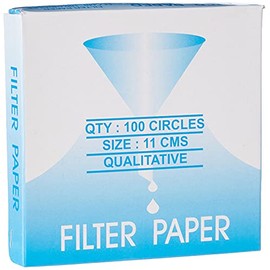 KING SCIENTIFIC Laboratory Filter Paper 110MM, Paper, 100 Pieces