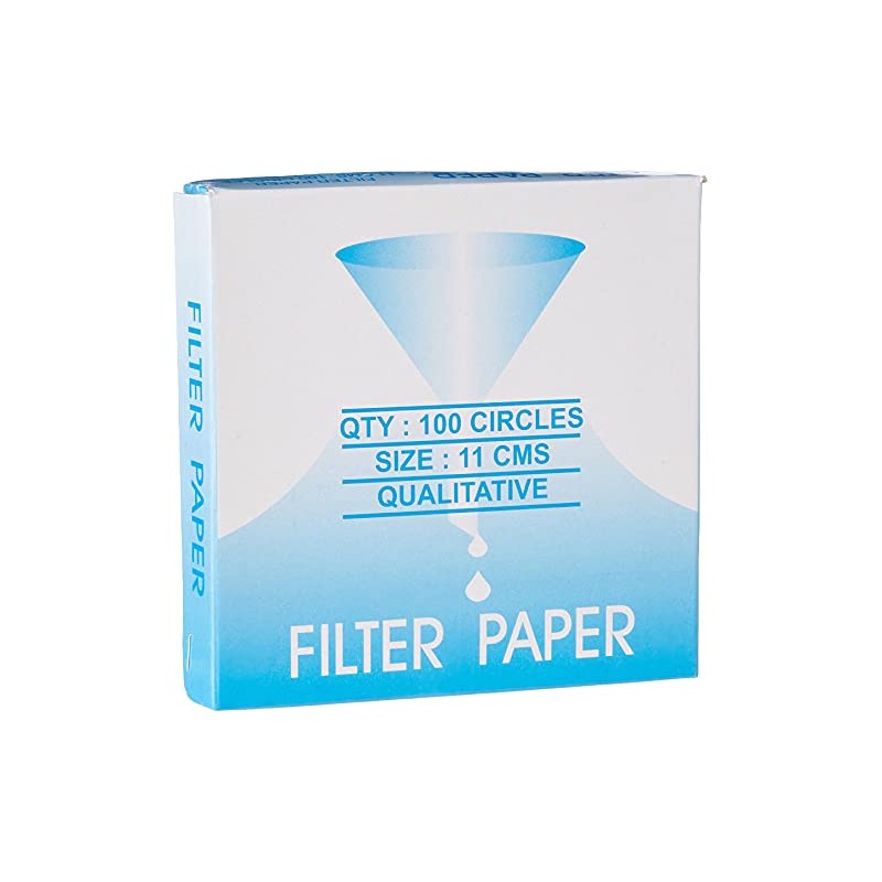 KING SCIENTIFIC Laboratory Filter Paper 110MM, Paper, 100 Pieces