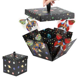COZHYESS Explosion Box, Surprise Box, DIY Butterfly Explosion Gift Box, Valentine Box, Sweet Gifts for Girlfriend, Idea for Birthday, Valentine's Day, Wedding Memory