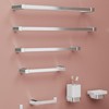 Gedy Spluga 30 cm Towel Rail - Chrome