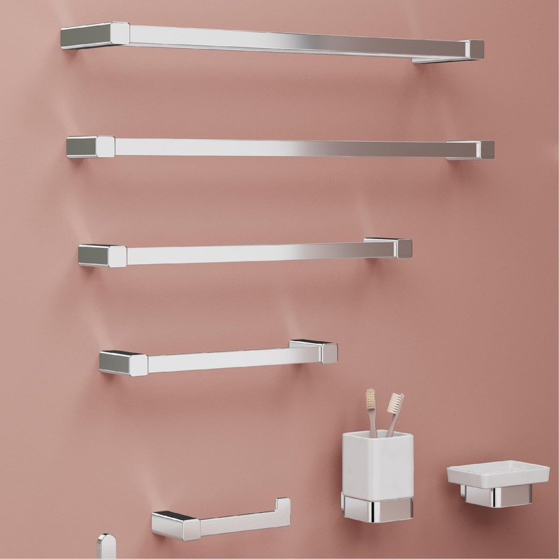 Gedy Spluga 30 cm Towel Rail - Chrome