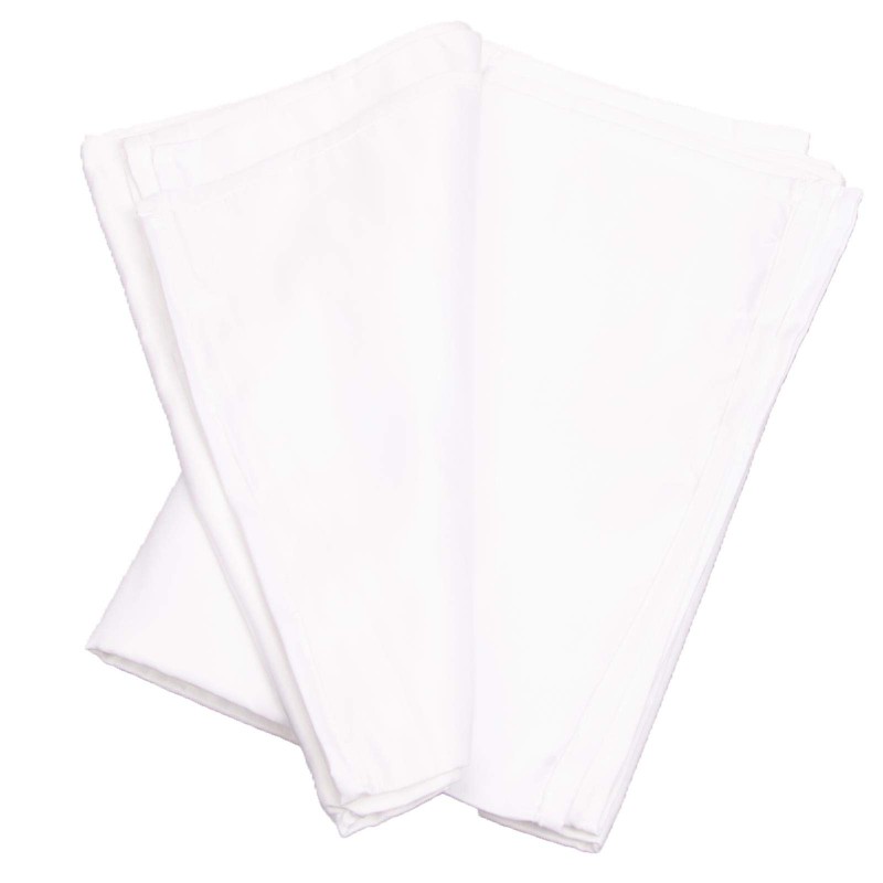 BOLLUMA 3x6m White Screen Background Photography Backdrop, 100% Cotton Muslin
