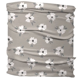 Karma Marlow Flower Headband for Women - Medium - Fabric Headband and Stretchy Hair Scarf - Light Grey