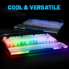 SELORSS Keyboard Wrist Rest- Acrylic Wrist Rest for Computer Keyboard,Ergonomic