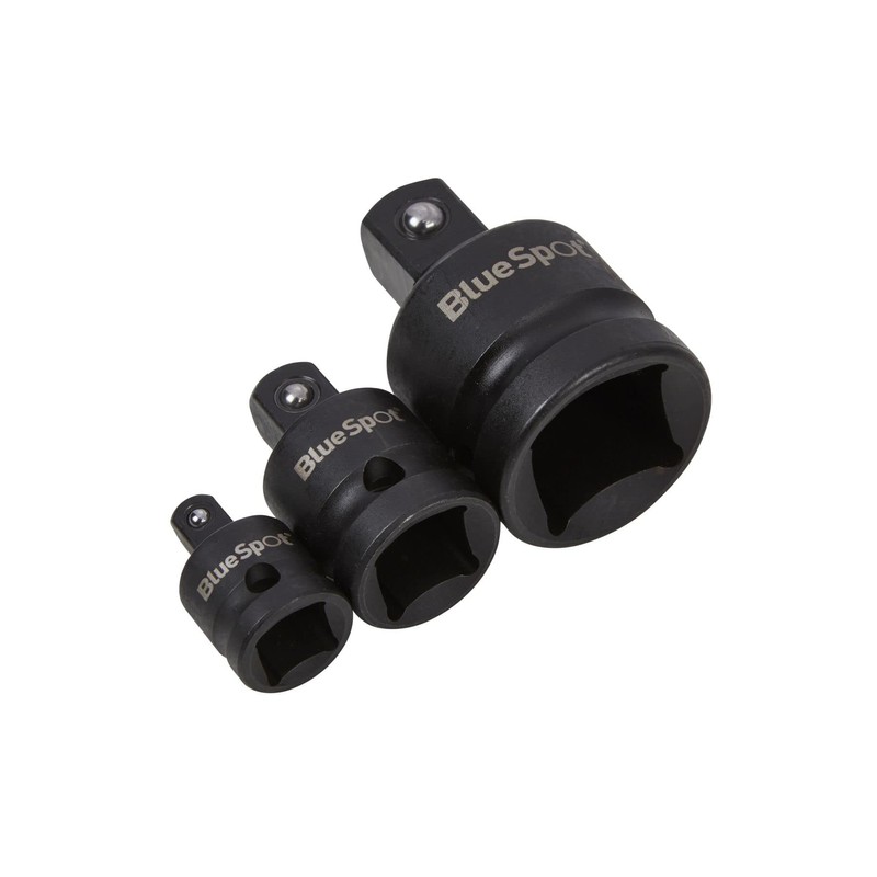 BlueSpot Impact Socket Adapter Adaptor Set 3-Piece Reducers 3/4" F
