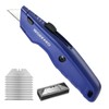 WORKPRO Premium Utility Knife, Retractable All Metal Heavy Duty Box