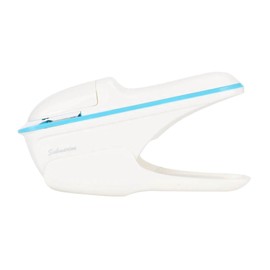 Jeanoko Grapadora sin grapas respetuosa con el medio ambiente, cmoda de agarrar para estudiantes y hogar (blanco)                                     