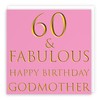 Hunts England - Godmother 60th Birthday Card - 60 &