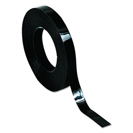 Chartpak - Cintas gráficas gráficas, núcleo de 1 pulgada, 0.25 pulgadas x 27 pies, negro mate