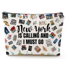 XYZONE Mix Makeup Bag, white, New York