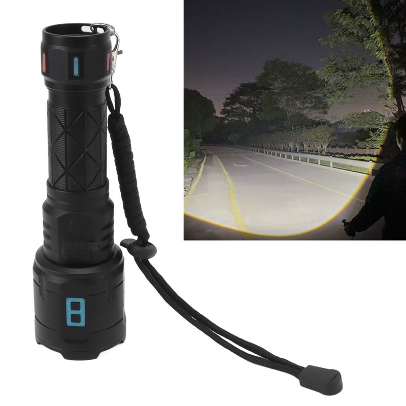 Rechargeable LED Flashlights 10000LM 5 Modes Super Bright Waterproof Flashlights