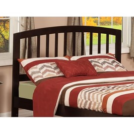 Maykoosh Lakefront Luxury Headboard with Turbo Charger, Classic Wood Design, USB Charging, Fits Most Metal Bed Frames