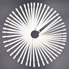 100 Tips White and Transparent Plastic Polish Board Nail Art