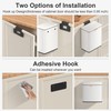 Mbillion Kitchen Compost Bin Hanging Trash Can with Lid 1.05