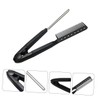 Gatuida 1pc Shaped Hair Straightening Brush Tool Professional Hair Comb