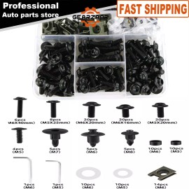 Gearzaar For Yamaha Complete Fairing Bolt Body Screws  For YZF R6 R1 R6S YZF600R FZ6/R