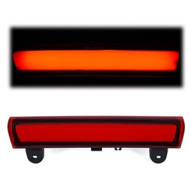 LQI LED Bar 3rd Third Brake Light, Compatible With 2000-2006 Chevy Suburban Tahoe GMC Yukon(ONLY For Liftgate Rear Doors), High Mount Rear Tail Cargo Lamp, Red Lens Clear Housing
